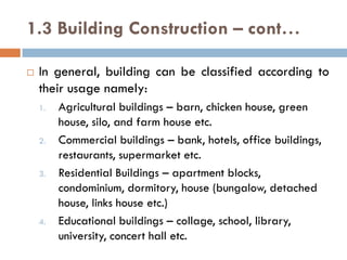 Chapter 1 introduction of construction engineering | PDF