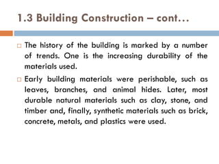 Chapter 1 introduction of construction engineering | PDF