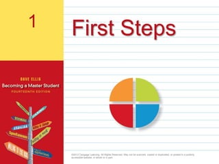 1                                      First Steps




                                           ©2013 Cengage Learning. All Rights Reserved. May not be scanned, copied or duplicated, or posted to a publicly
©2013 Cengage Learning. All Rights Reserved. May not be scanned,whole oror duplicated, or posted to a publicly accessible website, in whole or in part.
                                           accessible website, in copied in part.
 