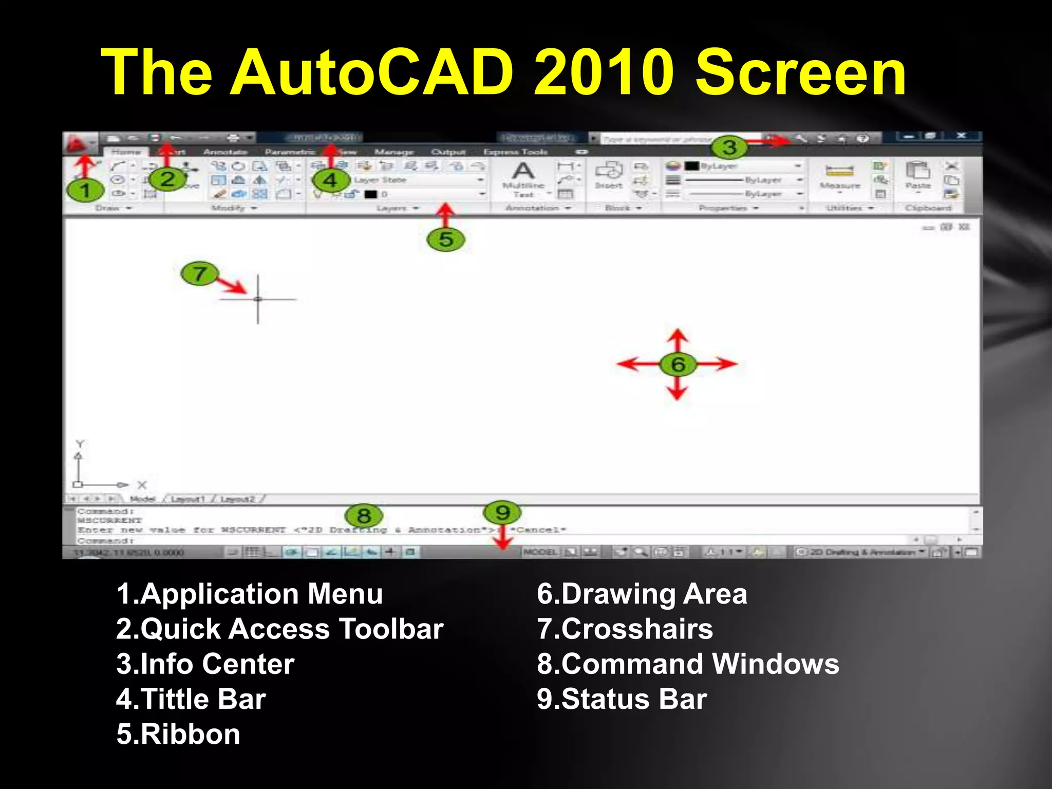CHAPTER 1 - Introduction to AutoCAD.ppt | Drawing and Sketching | Arts ...