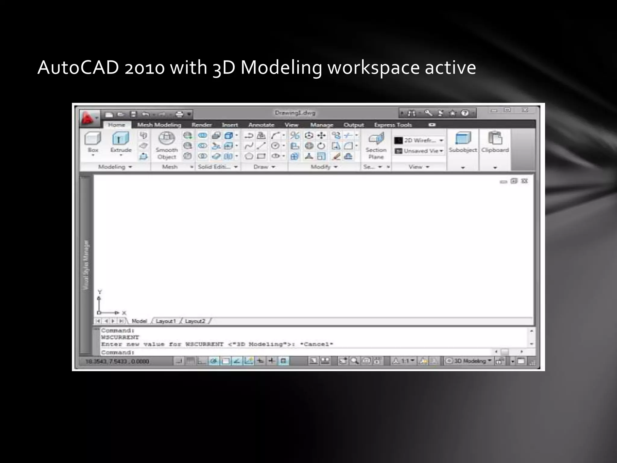 CHAPTER 1 - Introduction to AutoCAD.ppt | Drawing and Sketching | Arts ...
