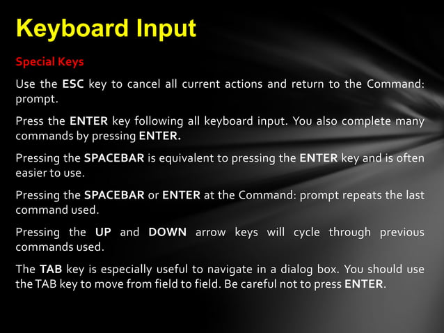 CHAPTER 1 - Introduction to AutoCAD.ppt | Drawing and Sketching | Arts ...