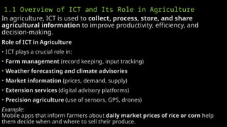 Introduction to ICT in Agriculture: Evolution, Impact, and Challenges ...