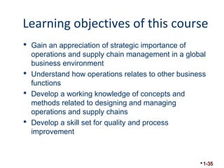 Chapter 1  introduction to production management