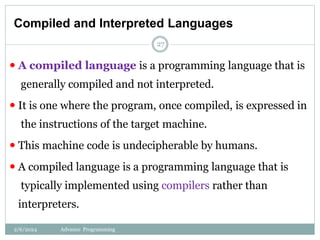 Comprehensive Overview of Programming Languages and Paradigms | PPTX