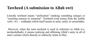 Chapter 1-Introduction to Quran and the meaning of word Quran | PPTX