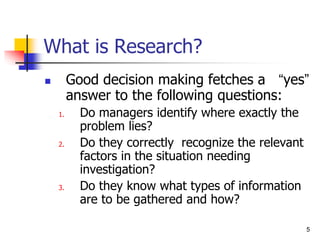 Chapter1 introduction to research | PPT