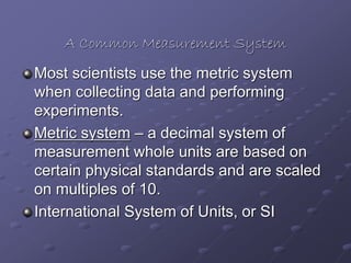 Chapter 1 introduction to science and biology | PPTX