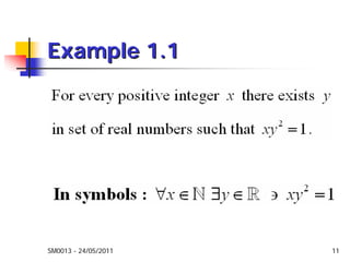 Mathematics Sets and Logic Week 1
