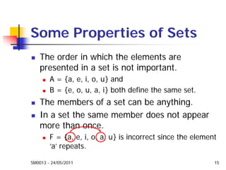 Mathematics Sets and Logic Week 1
