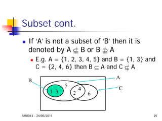 Mathematics Sets and Logic Week 1