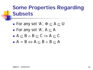 Mathematics Sets and Logic Week 1