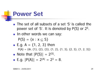 Mathematics Sets and Logic Week 1