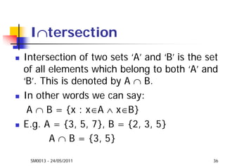 Mathematics Sets and Logic Week 1