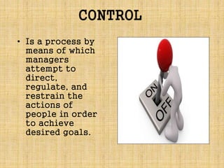 INTRODUCTION TO COST CONTROL | PPTX