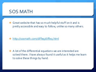 Chapter 1 - Intro to Differential Equations and Solutions.pptx