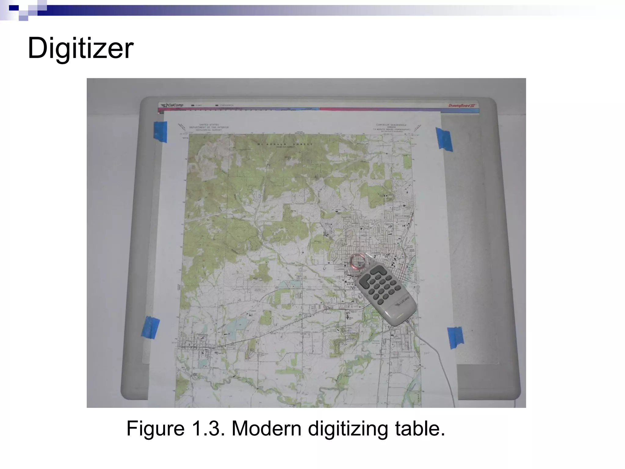 Digitizer
Figure 1.3. Modern digitizing table.
 
