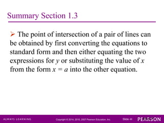 Chapter 1 linear equations and straight lines | PPTX