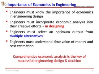 Economic Engineering Design Chapter 1-New- Introduction to Engineering Economics-1-AKS.pptx