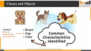 Chapter 1 - Objects and Classes - Slides covering Introduction to ...