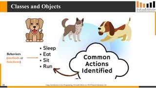 Chapter 1 - Objects and Classes - Slides covering Introduction to ...