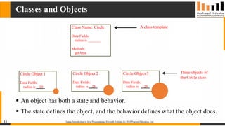 Chapter 1 - Objects and Classes - Slides covering Introduction to ...