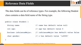 Chapter 1 - Objects and Classes - Slides covering Introduction to ...