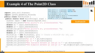 Javafx Coordinate System Chapter 1 - Objects and Classes - Slides covering Introduction to ...
