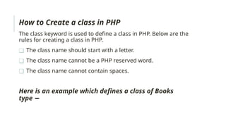 Object Oriented Programming in PHP .pptx