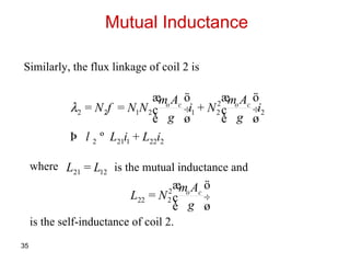 Mutual Inductance where is the self-inductance of coil 2. Similarly, the flux linkage of coil 2 is is the mutual inductance and 