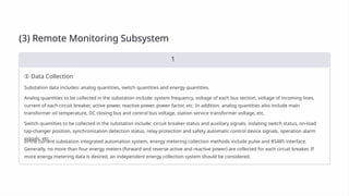 Basic Knowledge of Substation Integrated Automation System part1 | PPTX