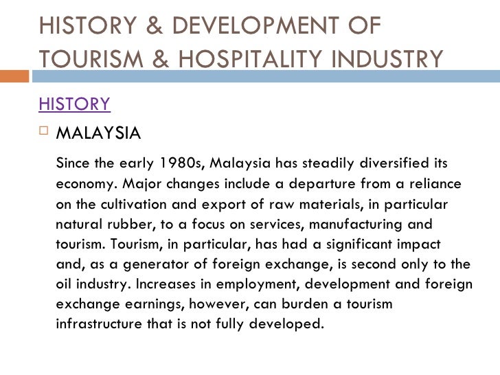 How has the travel and tourism industry developed?