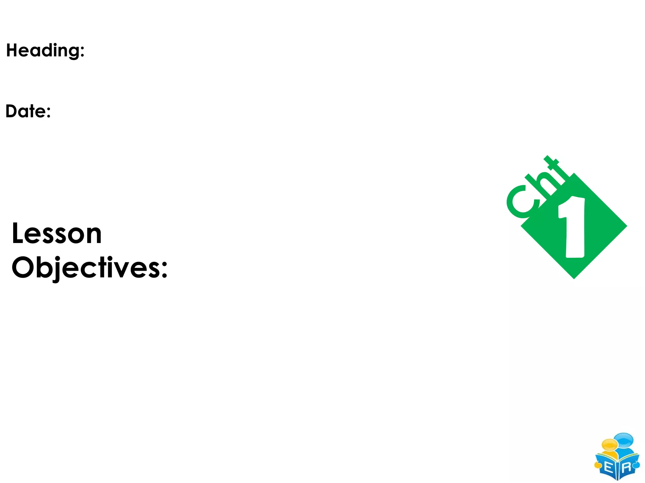 Restless EarthHeading:
Sunday, January 24, 2016Date:
Lesson
Objectives:
1
C
ht
Lesson 002
 