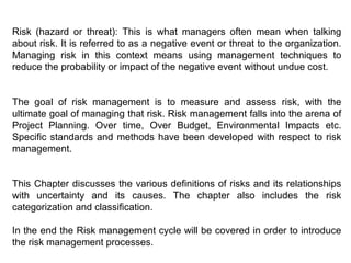 Chapter 1 risk management (3) | PPT
