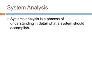 Systems Analysis Scope Chapter 1 - System Analyst.ppt