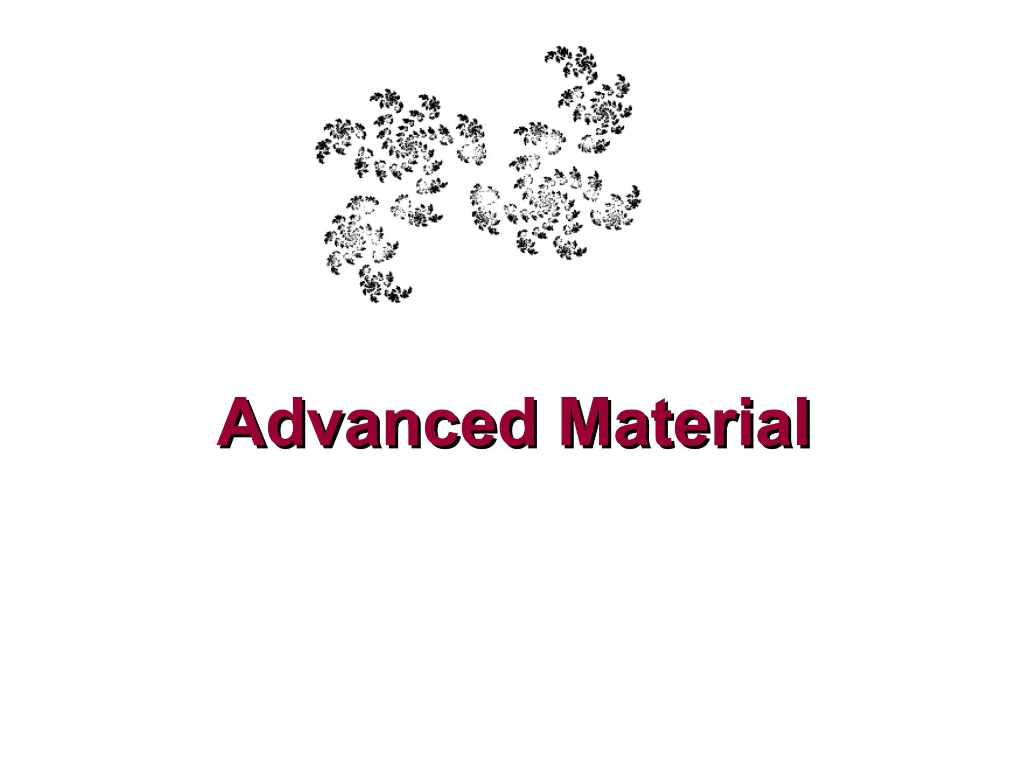Advanced Material 