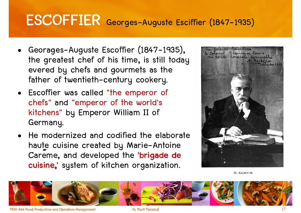 history of auguste escoffier and marie careme essay Essay on how to become a chef no works cited auguste escoffier the life and legacy of marie-antonin careme essay - marie-antonin careme was born june 8. history of auguste escoffier and marie careme essay Essay on how to become a chef no works cited auguste escoffier the life and legacy of marie-antonin careme essay - marie-antonin careme was born june 8.