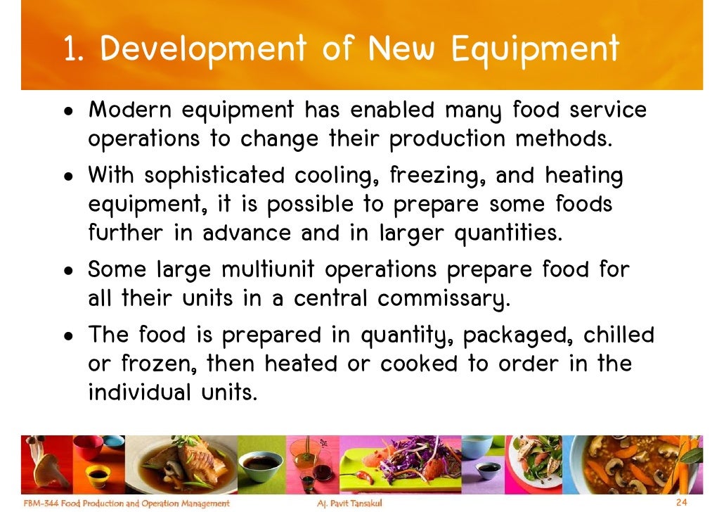 Chapter 1 The Foodservice Industry