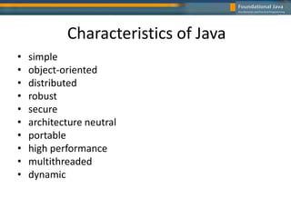 The Java Story | PPT