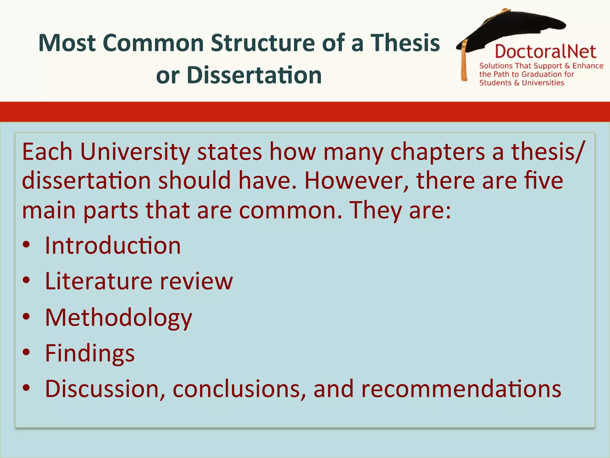 Chapter 1 The Lighthouse of Your Thesis/ Dissertation | PDF