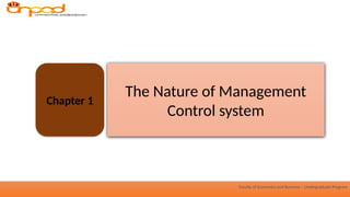 Comprehensive Overview of Management Control Systems in Business | PPTX