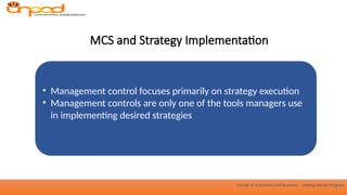 Comprehensive Overview of Management Control Systems in Business | PPTX