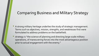Chapter 1 the nature of strategic management | PDF