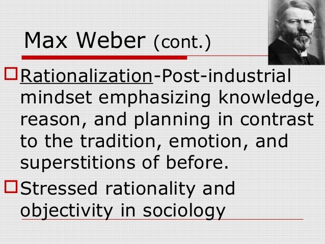 max webber contribution to sociology