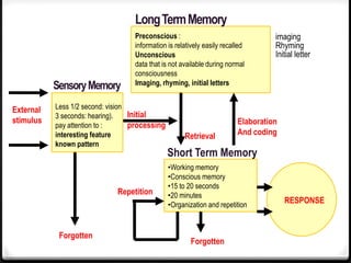 Preconscious Processing Foundations of Educational Theory for Online Learning | PPTX