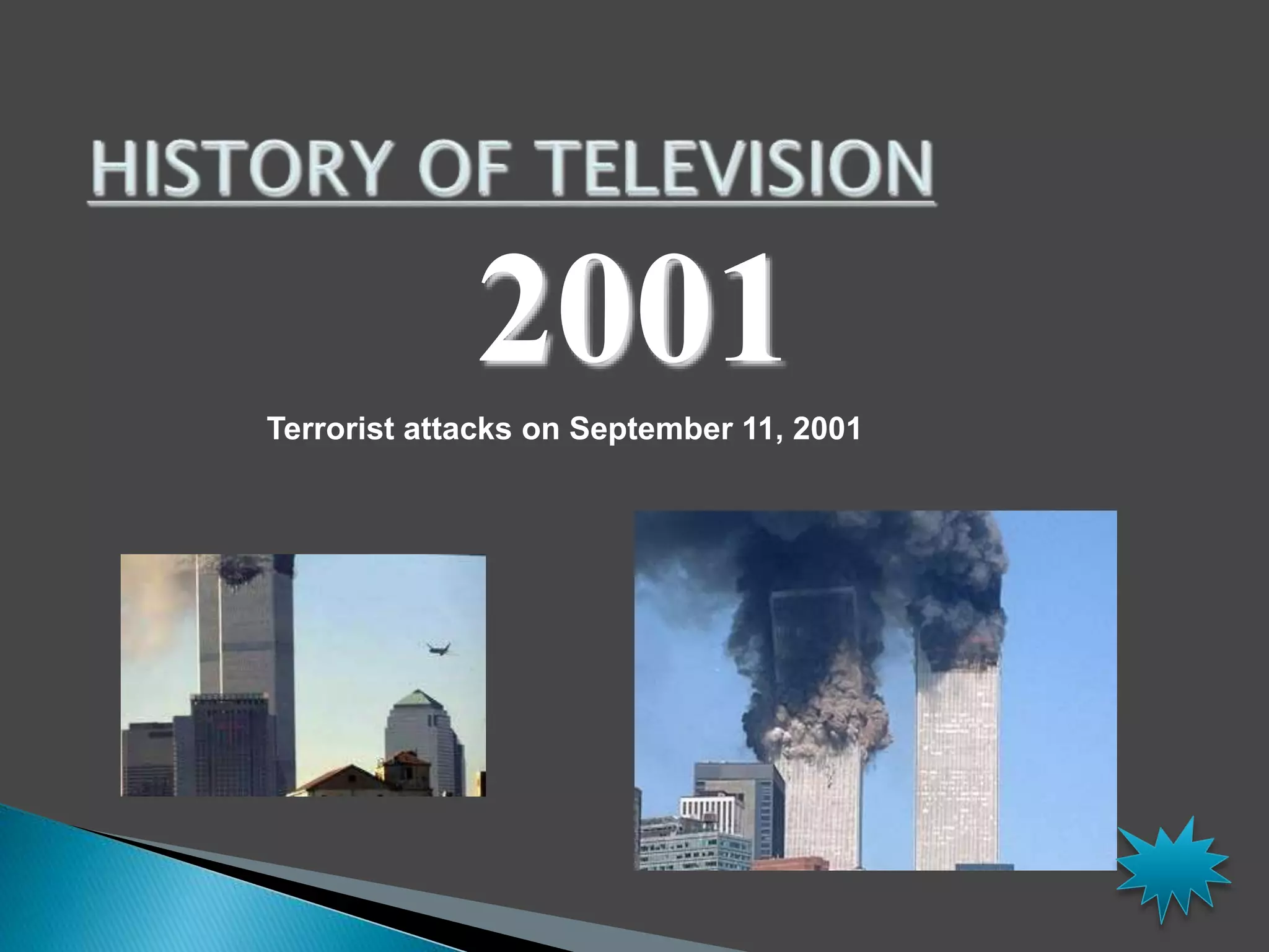 2001 
Terrorist attacks on September 11, 2001 
 