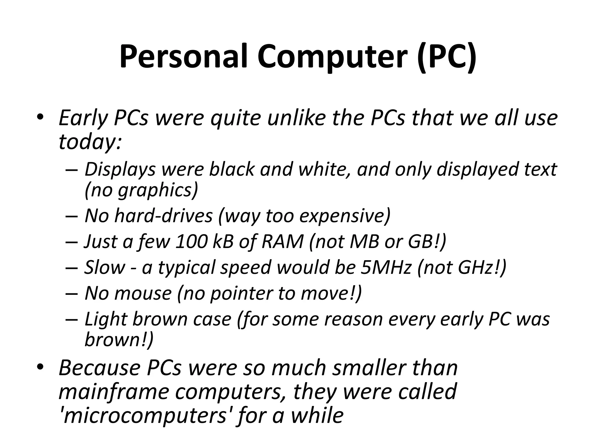 Chapter 1 Types and components of a computer system | PPTX