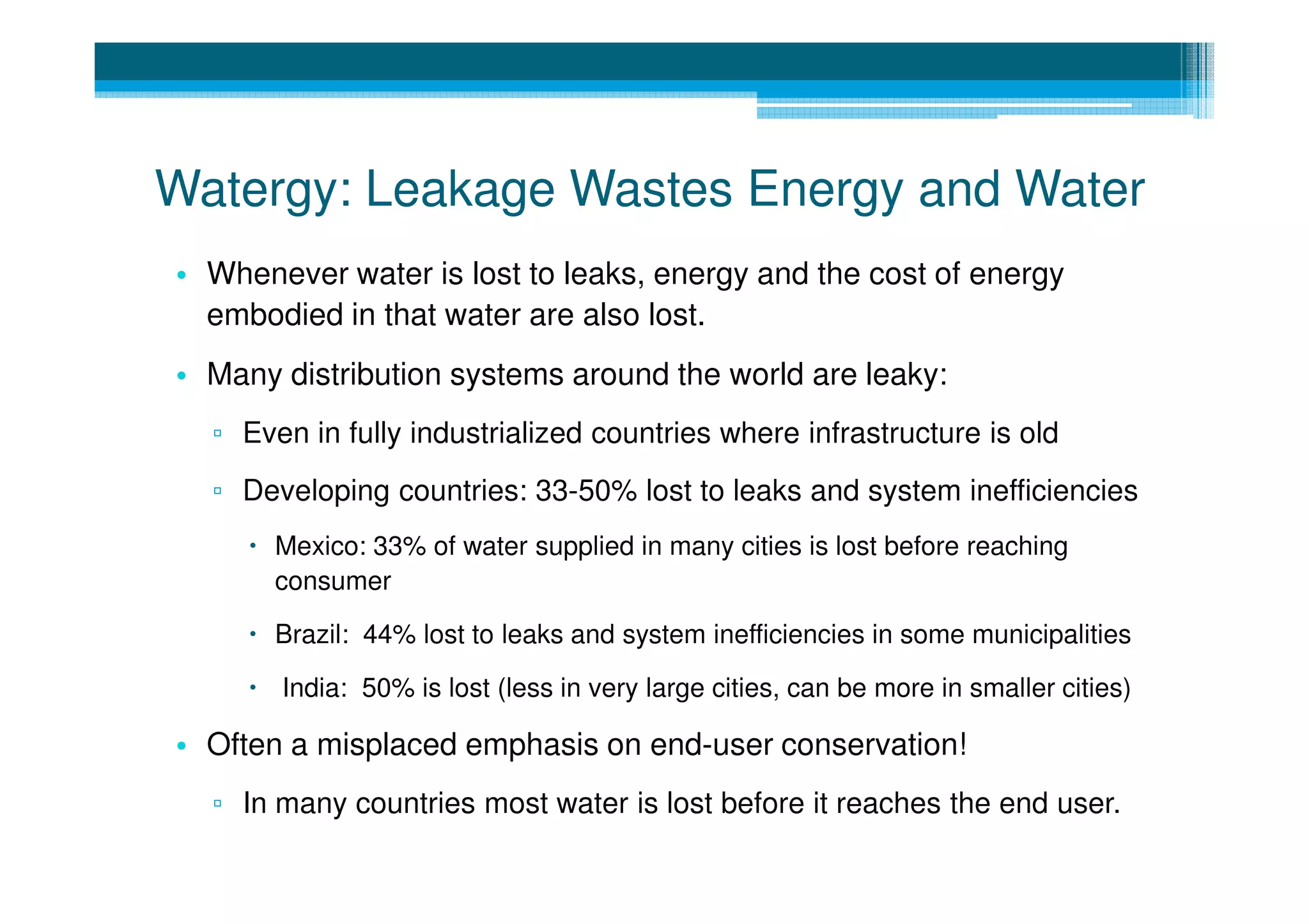1: Introduction to Water and Energy Efficiency in Water Supply | PDF