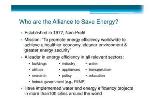 1: Introduction to Water and Energy Efficiency in Water Supply | PDF
