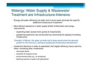 1: Introduction to Water and Energy Efficiency in Water Supply | PDF